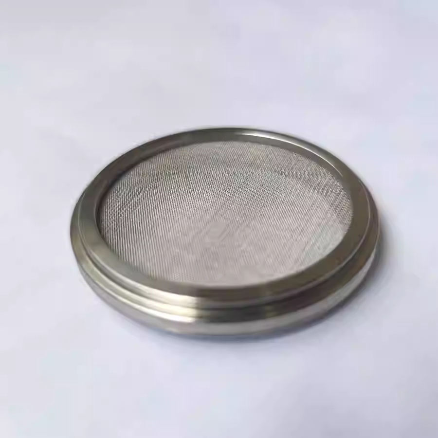 Filter screen clamp 304 stainless steel KF vacuum connector center support with non-spot welded mesh 60~1500 mesh.